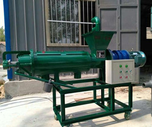 牛糞養殖蚯蚓用牛糞擠干機處理
