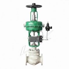 進口氣動薄膜雙座調節閥