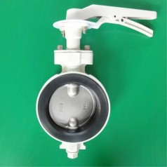 手柄對夾鋁合金蝶閥 防結露