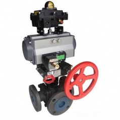 Q644F、Q645F氣動三通球閥-專業生產閥門邯高