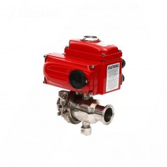 進口電動食品 球閥-電動智能開關食品 衛生球閥