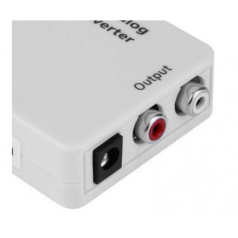 高清數(shù)字轉模擬光纖轉雙蓮花同軸音頻轉模擬R/L音頻轉換器