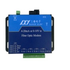4-20mA電流或者0-10V電壓轉光纖_模擬量光貓使用說明書（工業 ）