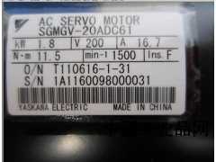 河南現貨供應SGMGV-20ADC61安川伺服電機