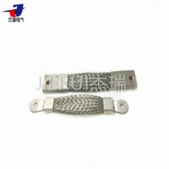 杰瑞供應(yīng)紫銅編織搭鐵線 鍍錫銅連接線