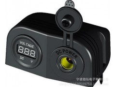 勁弘電子-改裝車游艇房車配件歐規電源插座+電壓表