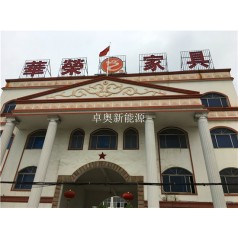 江陰家具廠宿舍洗浴3噸太陽能加5匹空氣能熱泵系統熱水工程