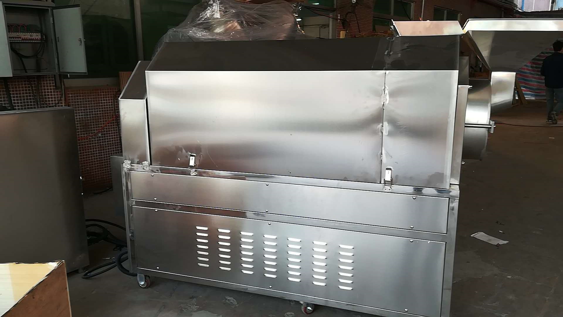 滾筒臥式炒貨機(jī)_萬寧HH-25R綠豆炒貨機(jī)_自動(dòng)點(diǎn)火炒貨機(jī)